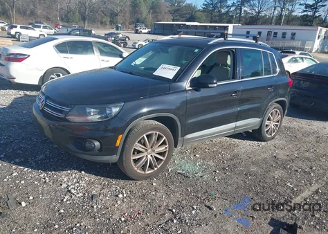2014 Volkswagen Tiguan Se из США, поврежденный, VIN WVGAV3AX6EW624744